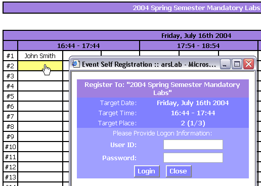 Register Example